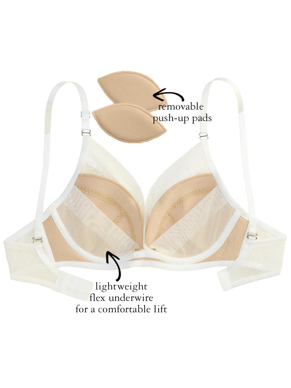 LITTLE BRA COMPANY Jennifer Push-up-BH